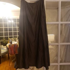 Anthropologie Nougat London Silk Skirt